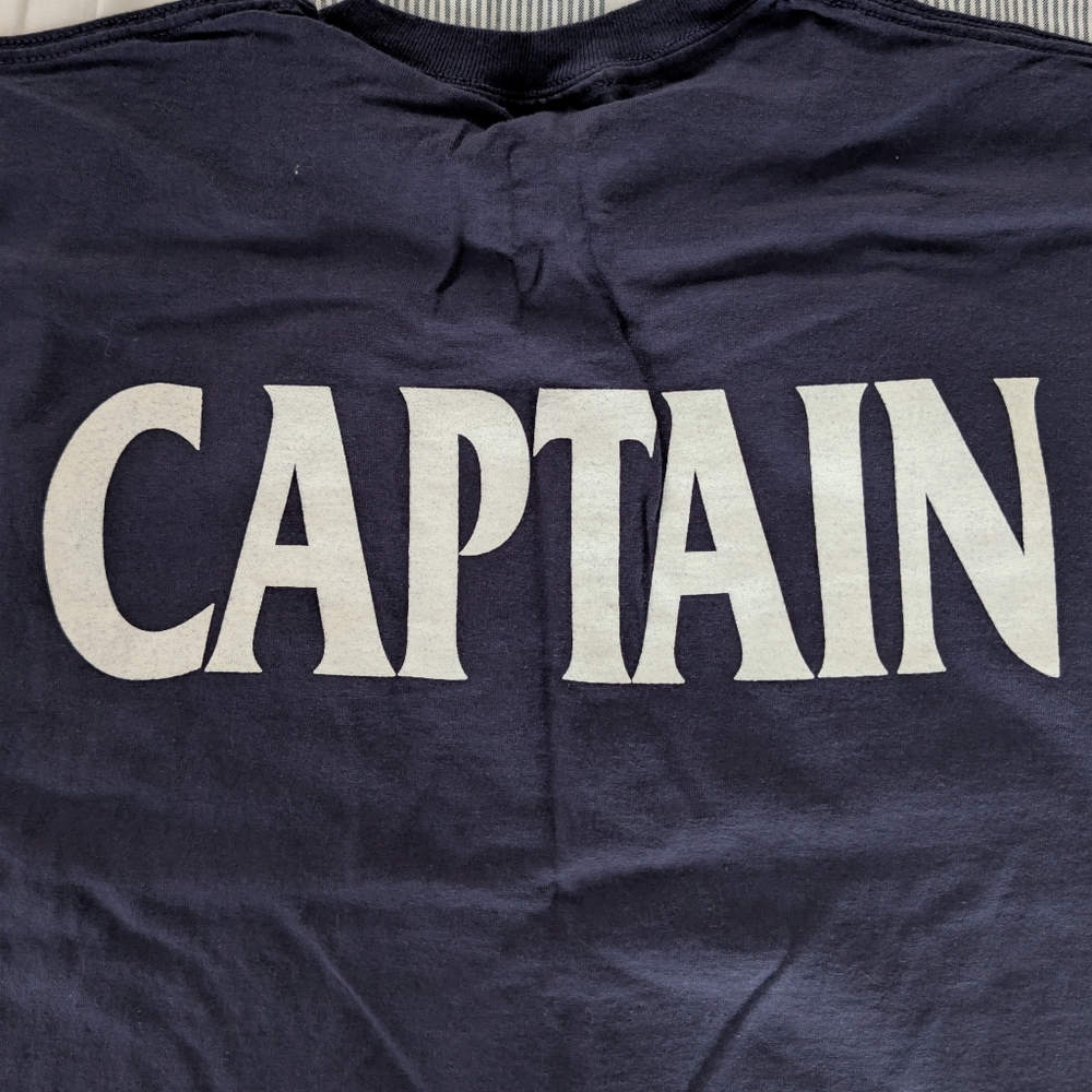 Navy Blue Captain T-Shirt - Picture 3 of 3